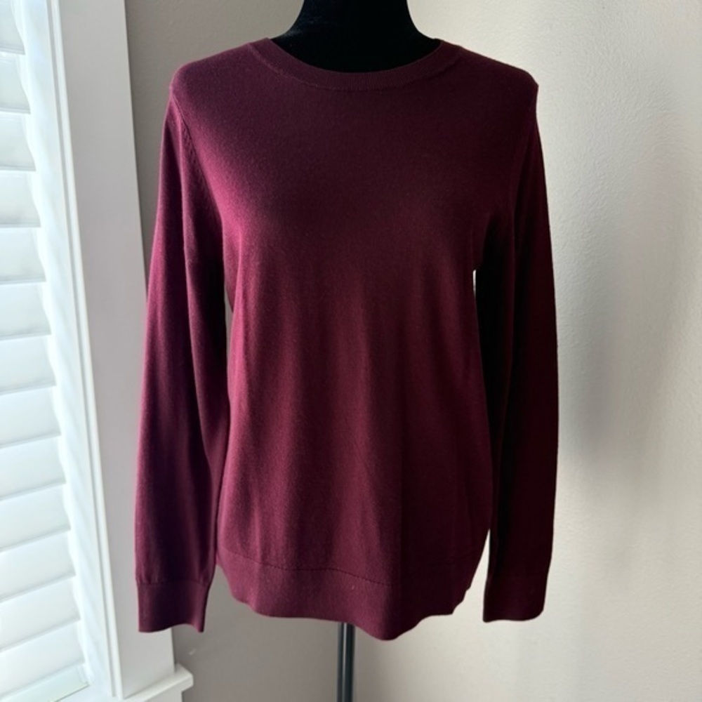 NWT Katherine Barclay Extra Fine Merino Wool Sweater size small